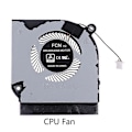 Miniatyrbillede 2 af 5: Cpu Gpu Cooler Køleventilatorer til Acer Predator Helios 300 Ph315-52 Ph317-53 Computer Gaming Fan Laptop Dc28000qef0 Dc 5v 4 Pin CPU