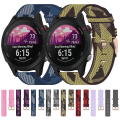 Miniatyrbild 4 av 5: För Garmin Forerunner 255s 18mm nylon watch CWV Red