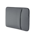 Miniatyrbillede 1 af 5: 12,5 tommer Laptop Sleeve Case Beskyttende Blød Polstret Lynlås Dækning Bærende Computer Taske Grå