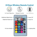 Miniatyrbilde 5 av 5: E27 Led Rgb-lampe Spotlight Bulb Ac 85-265v Bombillas Led 4w 10w 15w Ir-fjernkontroll Led-pære Smart Led Rgbw-lampe Home Decor