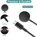 Miniatyrbillede 3 af 4: Oplader til Samsung Galaxy Watch 6/6 Classic/5/5 Pro, Galaxy Watch 4/3/Active 2/Active opladningskabel med aluminiumscover (USB-C)