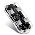 Miniatyrbild 2 av 4: Usb Hub Multiport Adapter, 4 Portar Helt Transparent Usb 3.0 Hub