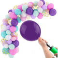Miniatyrbillede 3 af 5: 5 Pack Ballon Pumps Ballon Inflator Kraftig håndluftpumpe til balloner Bue tilfældig farve