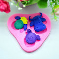 Miniatyrbilde 2 av 5: Dyr Sugarcraft Silikonform For Kakedekorering Ku Sau Grishode Fondant Cupcake Form Sjokoladeform
