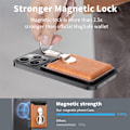 Miniatyrbilde 3 av 5: Magsafe kortholder med magnetisk bakside, supersterk magnetisk kortholder ring håndleddsstropp Green