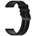 Pikkukuva 2 / 5: Huawei Watch GT 4 / Garmin Venu 2 -älykellolle 22 mm:n pehmeä silikoniranneke Black
