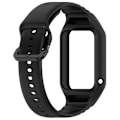 Miniatyrbillede 3 af 5: Til Xiaomi Smart Band 8 Pro - Let Justerbar Rem til Ur - Fleksibel Silikonerem - Rød Black