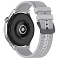 Pikkukuva 1 / 5: Huawei Watch GT 4 / Garmin Venu 2 -kellolle 22 mm:n pehmeä silikoniranneke Light Grey