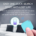 Miniatyrbilde 3 av 5: Anti-tapt Enhet Diamantformet Bluetooth Intelligent Alarm Og Tosidig Posisjonering Svart