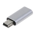 Pikkukuva 1 / 5: Usb C - Mini Usb 2.0 -sovitin, tyyppi C naaras - Mini Usb 2.0 uros -muunnin