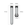 Miniatyrbillede 4 af 4: To-farvet silikoneurrem til Fitbit Versa 3 Black Lime
