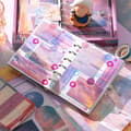 Miniatyrbild 3 av 3: Anteckningsbok - 155 Typer Material Scrapbook A6 Set (Sunset Glow)