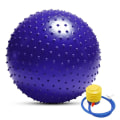 Pikkukuva 1 / 4: Joogapallohiukkaset ilmapumpulla räjähtämisen estävä vakaus Balance Ball Pilates Fyysinen fitness Purple 65cm