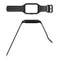 Miniatyrbilde 5 av 5: Enkel justerbar klokkestropp i fleksibel silikon for Xiaomi Smart Band 8 Pro Black