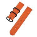 Miniatyrbillede 1 af 5: 20 mm 22 mm rem til Samsung Watch Galaxy 4/3/46 mm/active 2/gear S3/amazfit Nylon urrem Armbånd Huawei Gt/2/2e/3/pro Band 18mm Orange