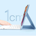 Miniatyrbild 2 av 2: Bluetooth tangentbord med case för Ipad Air 4 10,9 " Blue