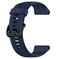 Miniatyrbilde 2 av 5: For Garmin Forerunner 945/ 935 Erstatningsarmbånd Stålspenne Teksturert Silikonurrem Midnight Blue
