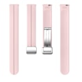 Pikkukuva 4 / 5: Garmin Lily 2 -silikoniranneke magneettisella taittolukolla Pink Silver Buckle