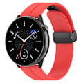 Pikkukuva 1 / 4: Taitettava solki silikoniranneke Amazfit GTR Mini -kellolle Red
