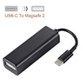 Pikkukuva 3 / 4: USB C Type-c - Magsafe 2 -sovitin 45w 60w 85w magneettinen T-kärki / L-kärki lähtövirran power Macbook Pro 12 13 15 Ac1931