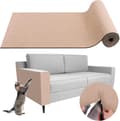 Katteskrapematte - Selvklebende DIY Sofa Kattekløbeskyttelse (Khaki, 40×100Cm)