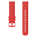 Pikkukuva 3 / 5: 18mm ruudullinen silikonihihna Garmin Venu 3s / Forerunner 265s -kellolle Red