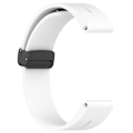 Miniatyrbillede 3 af 5: Sort spænde 20mm silikone urrem til Garmin Fenix 7s/7s Pro/instinct 2s/fenix 6s urrem White