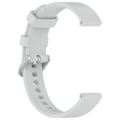 Miniatyrbillede 4 af 5: Silikone urrem til Garmin Lily 2, 14 mm, vandtætte, bløde udskiftningsremme Light Grey