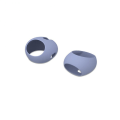 Miniatyrbilde 1 av 5: 2022 New For Airpods 3rd Silikonbeskyttelsesveske Huddeksler Øreputer for Apple Airpod blue