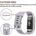 Miniatyrbild 2 av 4: Ersättningsband som är kompatibla för Fitbit Charge 2, Classic & Special Edition justerbara sportarmband Large Lavender with Slight Gray