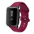 Miniatyrbild 4 av 5: Klockarmband 20mm för Samsung Galaxy Watch4 Classic 46mm 42mm/Galaxy Watch4 44mm 40mm/Amazfit GTS 2E Wine red F Samsung Galaxy Watch4