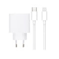 Miniatyrbild 1 av 2: SiGN Extrem Snabbladdare för iPhone, USB-C till Lightning, MFI, 2.4A, 2m - Vit White