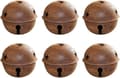 Set med 24 klockor för juldekoration - 30 mm - Rost - DIY - Jul