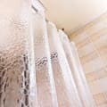 Transparent tjock duschdraperi Badrumsgardin, 80 x 180 cm