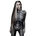 Halloween-kostym för kvinnor med tryck, Bodysuit S S