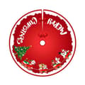 Juletræsmåtte Bunddækken Juletræsmåtte Diameter 90cm Varm Jul Style B
