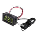 50~110 C DC 12V digitaalinen LED-lämpömittari auton lämpötilan valvontapaneeli Green