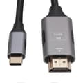 Miniatyrbilde 4 av 5: 1,8 m Type-C hann til HDMI hann-kabel 8K 60HZ UHD videoadapter flettet ledning