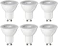 LED GU10 Spotlightpære, Varmhvit, Ikke-dimbar - 6-pakning