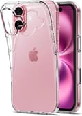 iPhone 16 läpinäkyvä ohut silikonigeelikuori (läpinäkyvä)