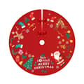 Juletræsmåtte Bunddækken Juletræsmåtte Diameter 90cm Varm Jul Style E
