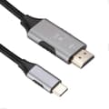 Miniatyrbild 3 av 5: 1,8 m Type-C hane till HDMI hane-kabel 8K 60HZ UHD Videoadapter Flätad sladd