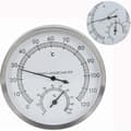 Bastu termometer, 2-i-1 rostfritt stål bastu Bastutillbehör Termometer Hygrometer Termo-hygro