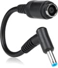 AC Strømkabel Lader Laptop Adapter Tip Connector Converter for HP Datamaskin 7.4x5.0mm til 4.5x3.0mm