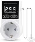 Miniatyrbild 1 av 5: Digital termostat temperaturkontrolluttag, värmetermostat med NTC-prob