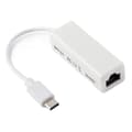 Miniatyrbillede 2 af 5: USB 3.1 Type C til RJ45 100Mbps Ethernet LAN Netværksadapter Konverter til MacBook USB-C Bærbar