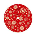 Juletræsmåtte Bunddækken Juletræsmåtte Diameter 90cm Varm Jul Style C