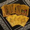 Lyxiga guldfolierade tarot-orakelkort Spådom Öde Högkvalitativ tarotkortlek