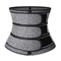 Miniatyrbillede 4 af 4: Neopren Lynlås Kvinde Shapewear Elasticitet Postpartum Recovery Grå Gray M