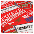 Miniatyrbild 2 av 2: Arsenal FC Patch Påslakan Set Enkelsäng Röd/Vit/Guld/Blå Red/White/Gold/Blue Red/White/Gold/Blue Single
